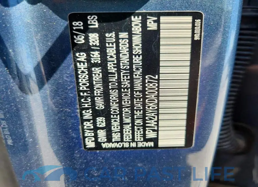 WP1AA2AY6KDA00872# 14