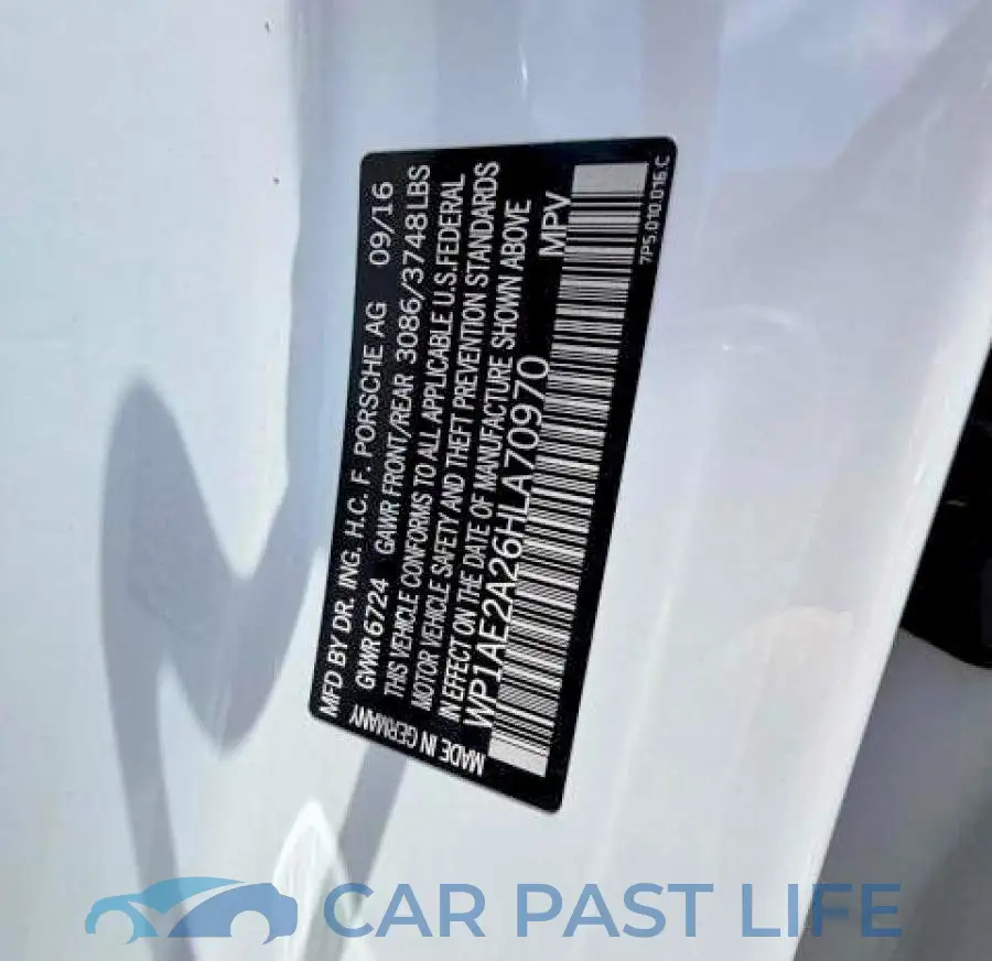 WP1AE2A26HLA70970# 10