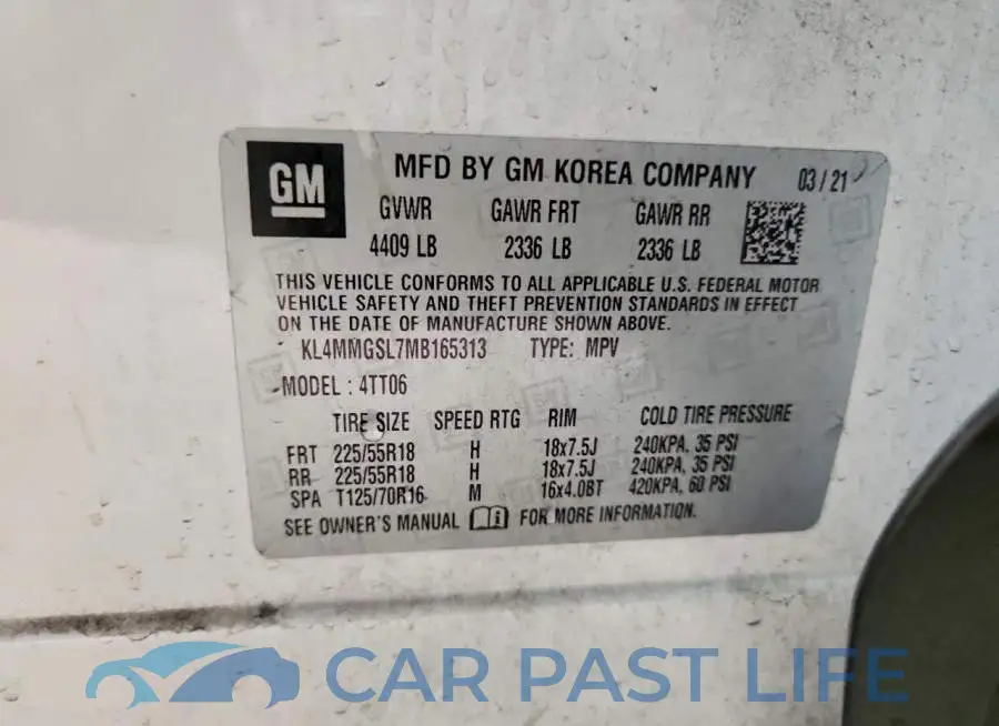 KL4MMGSL7MB165313# 13