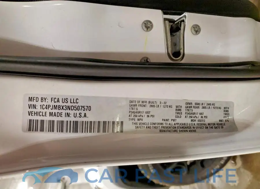 1C4PJMBX3ND507570# 14