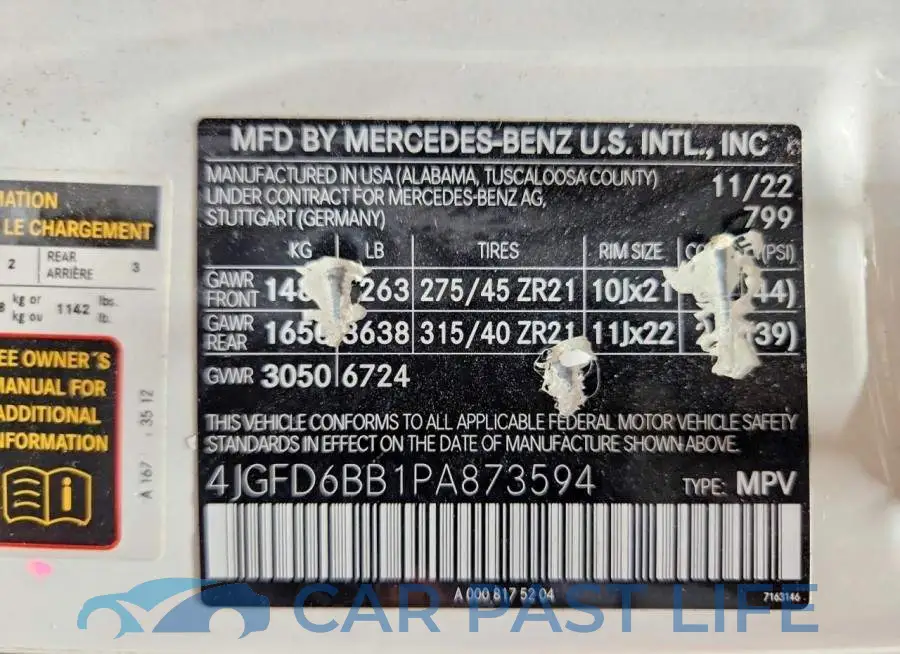 4JGFD6BB1PA873594# 13