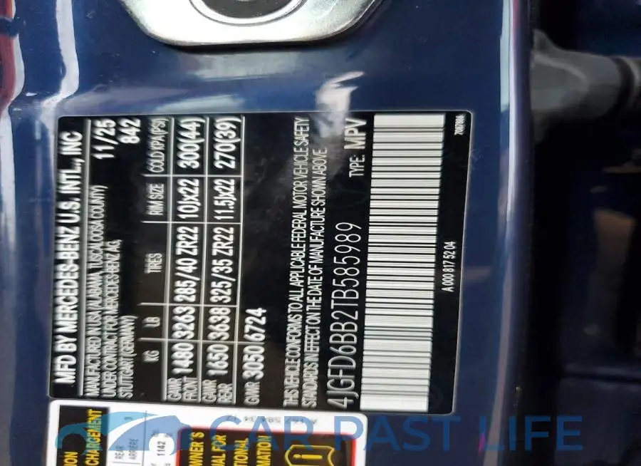 4JGFD6BB2TB585989# 14