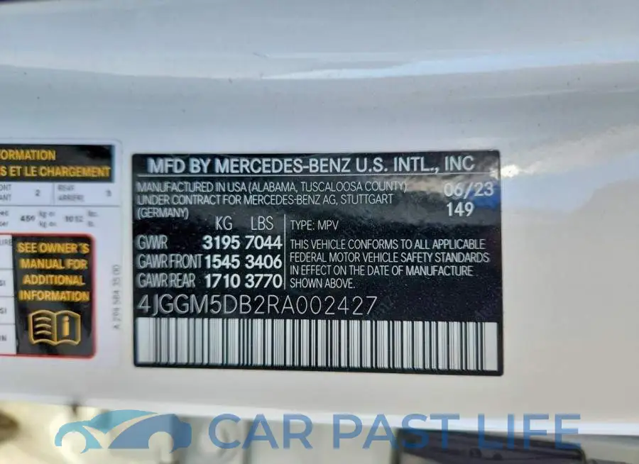 4JGGM5DB2RA002427# 14
