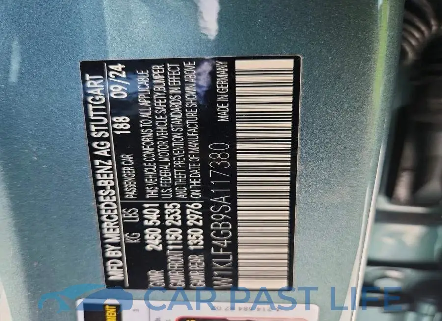 W1KLF4GB9SA117380# 13