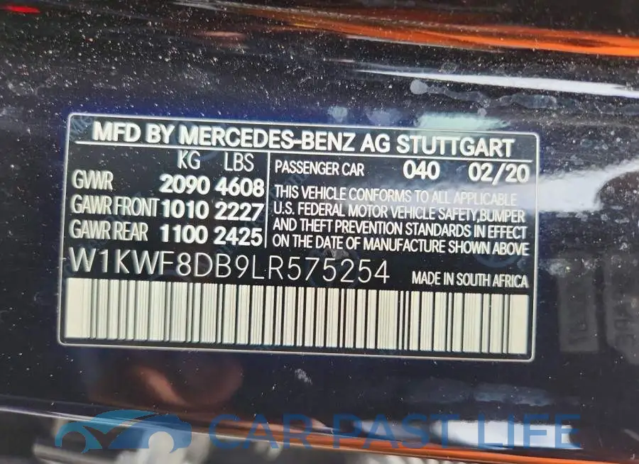 W1KWF8DB9LR575254# 12