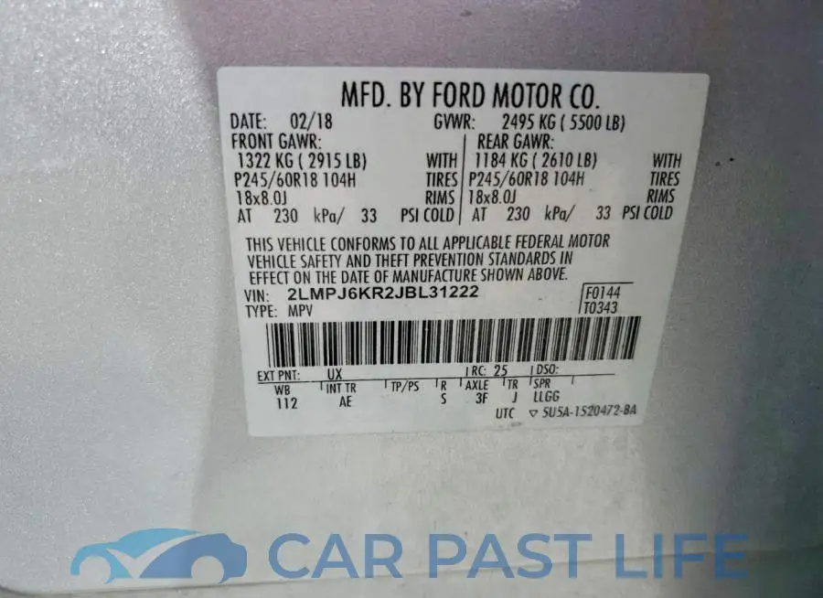 2LMPJ6KR2JBL31222# 14