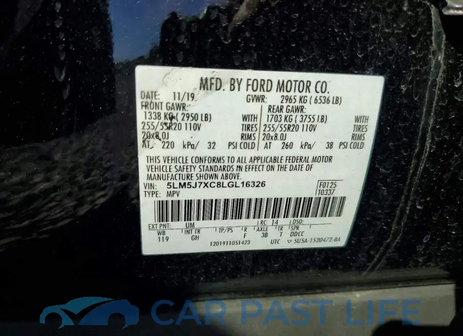 5LM5J7XC8LGL16326# 13