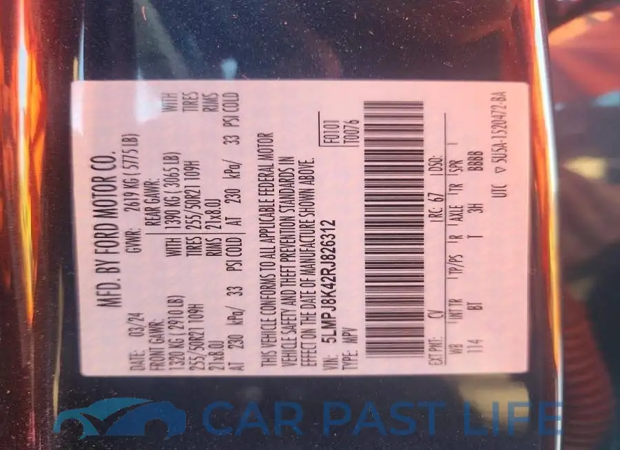 5LMPJ8K42RJ826312# 14