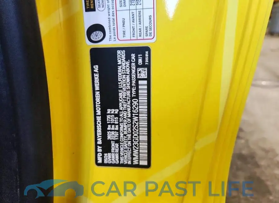 WMW23GD02S2W16290# 13