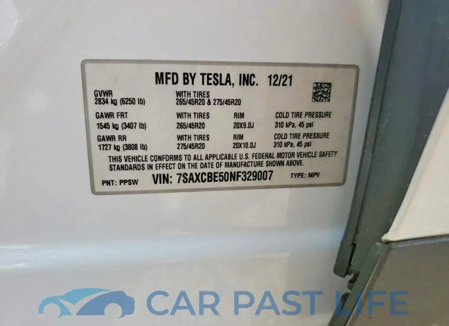 7SAXCBE50NF329007# 13