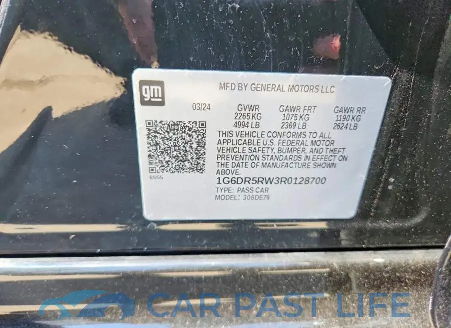 1G6DR5RW3R0128700# 12