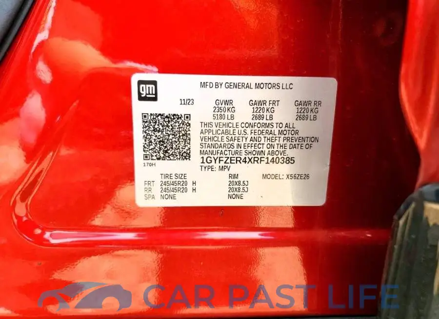 1GYFZER4XRF140385# 14