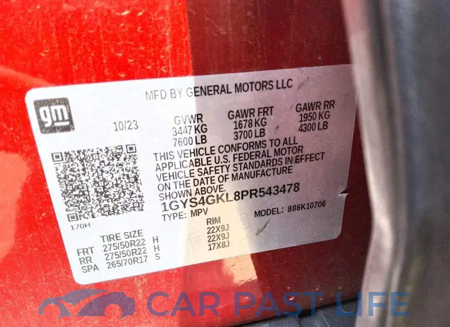 1GYS4GKL8PR543478# 13