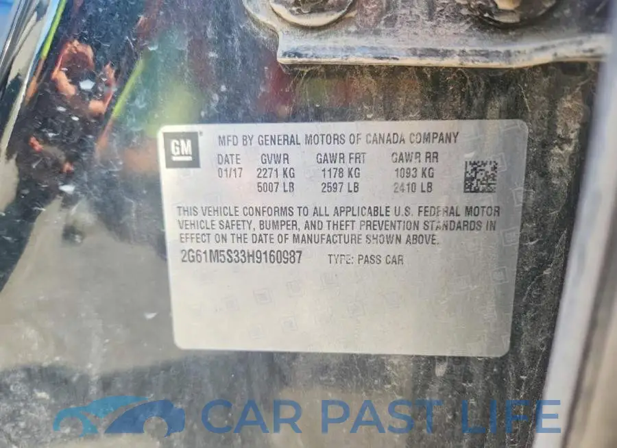 2G61M5S33H9160987# 12