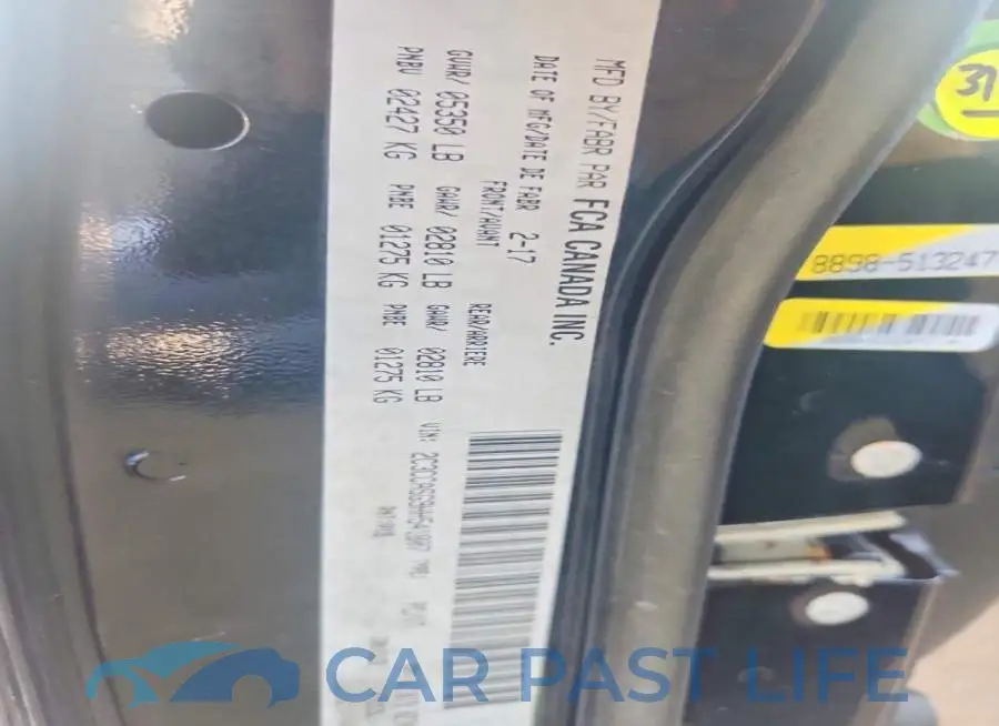 2C3CCASG9HH541807# 13