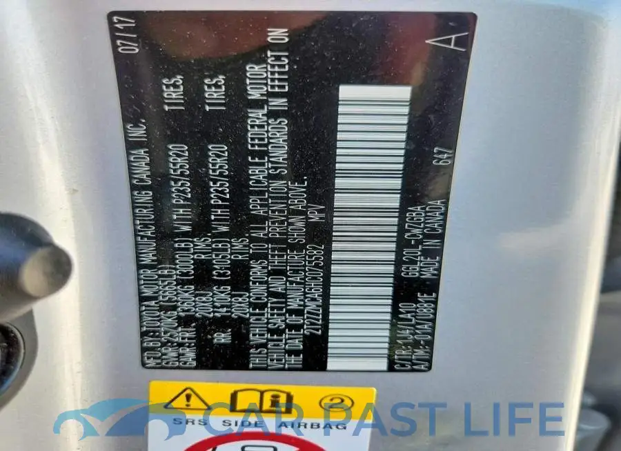 2T2ZZMCA6HC075582# 12