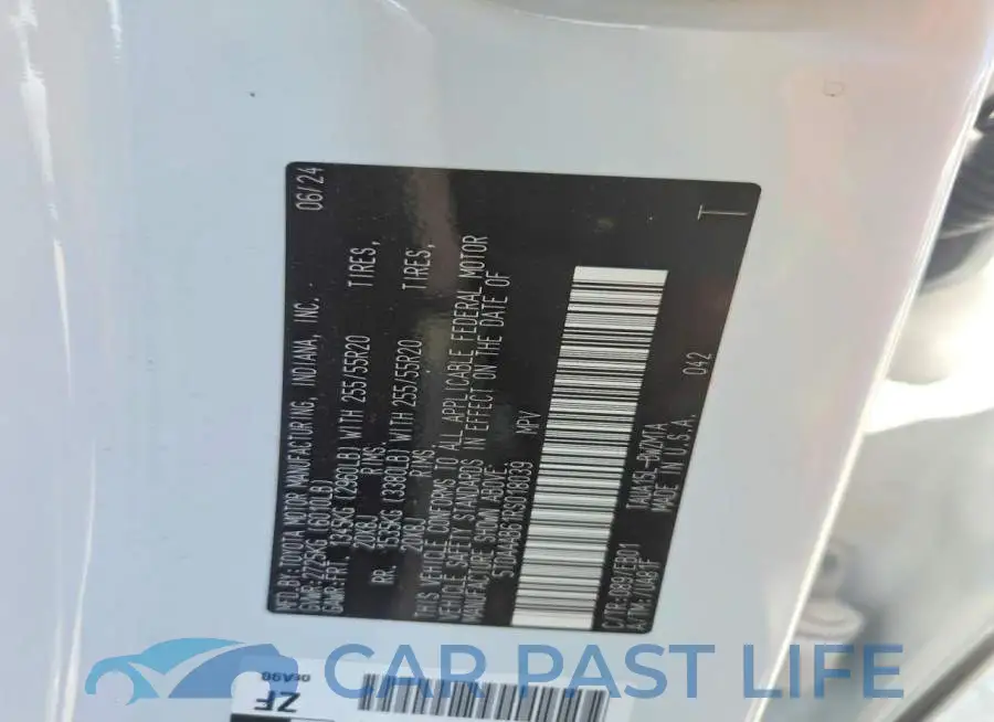 5TDAAAB61RS018039# 13
