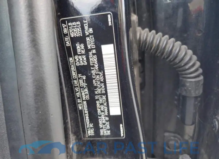 LYV402HK8JB170596# 12
