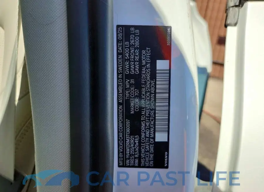 YV4M12RM3T1360097# 12