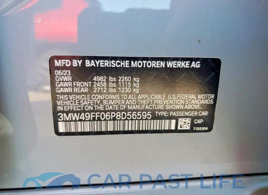 3MW49FF06P8D56595# 13