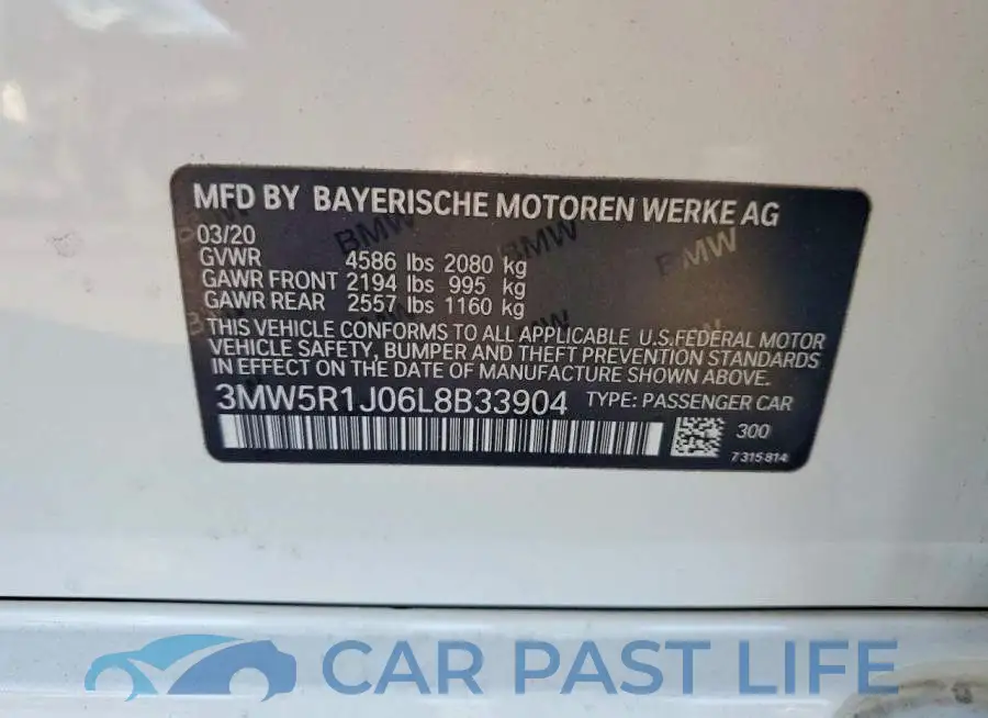 3MW5R1J06L8B33904# 12