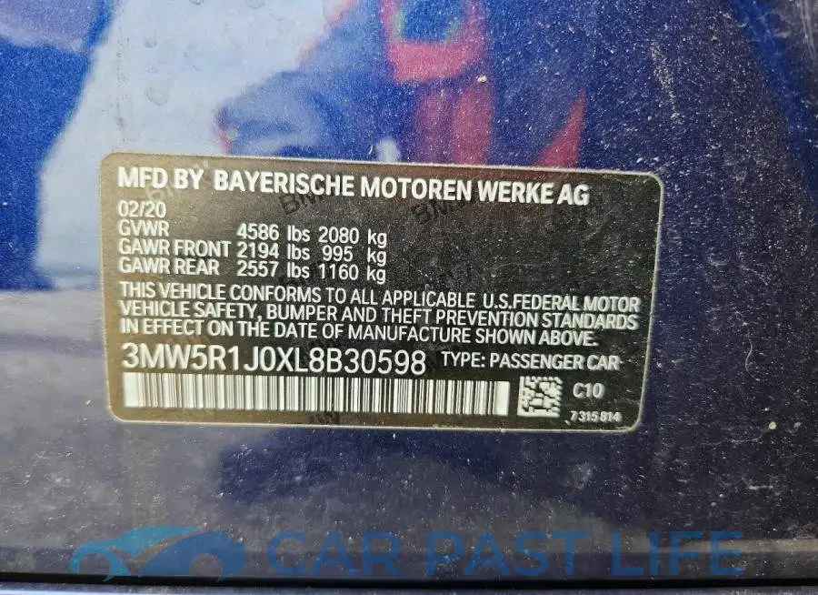 3MW5R1J0XL8B30598# 13