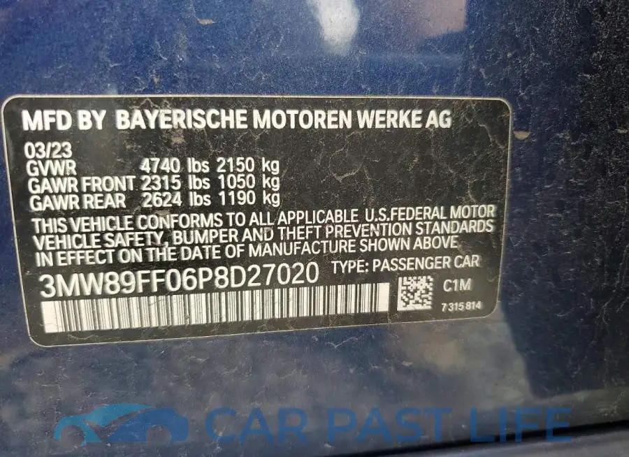 3MW89FF06P8D27020# 12