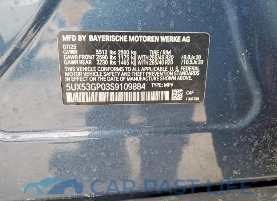 5UX53GP03S9109884# 14
