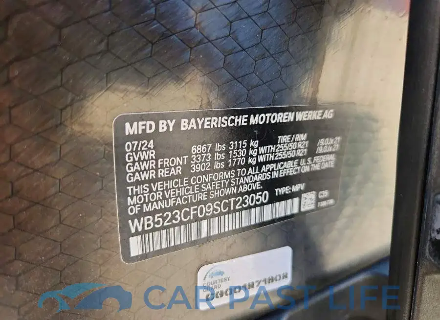 WB523CF09SCT23050# 14