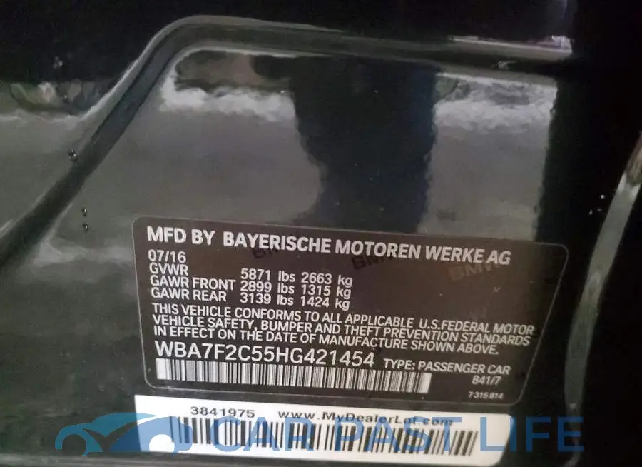 WBA7F2C55HG421454# 12