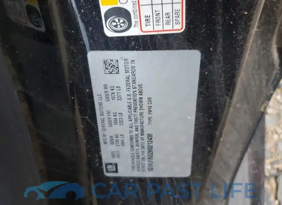 1G1FJ1R62H0212438# 12
