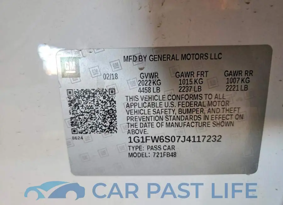1G1FW6S07J4117232# 12