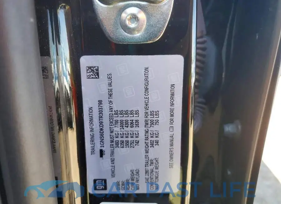 1GNS6DKD9TR303798# 12