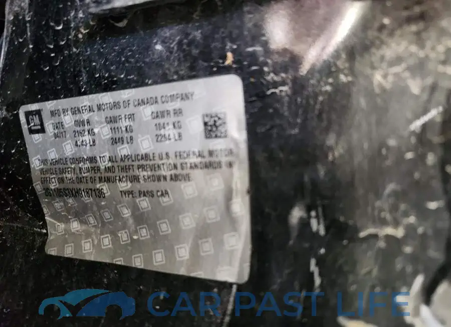 2G1105S3XH9187136# 12