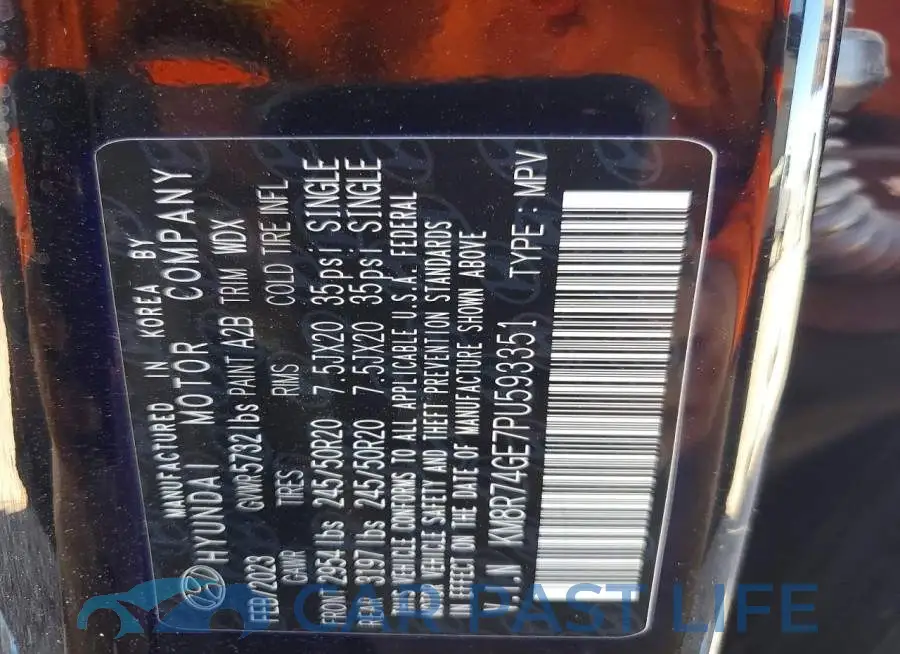KM8R74GE7PU593351# 14