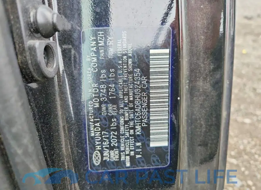 KMHTC6AD8HU324354# 12