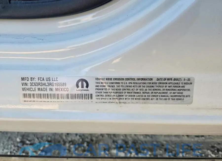3C63R3HL3RG165589# 13