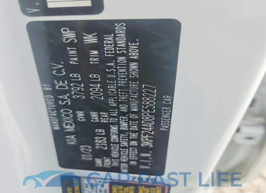 3KPF24AD8PE588227# 12