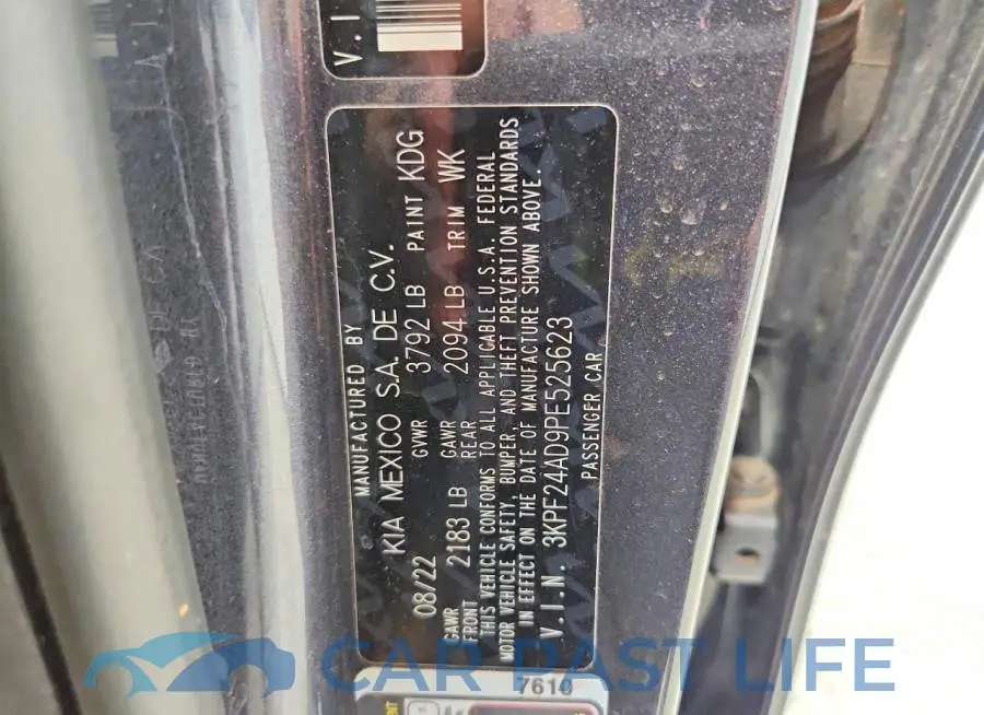 3KPF24AD9PE525623# 13