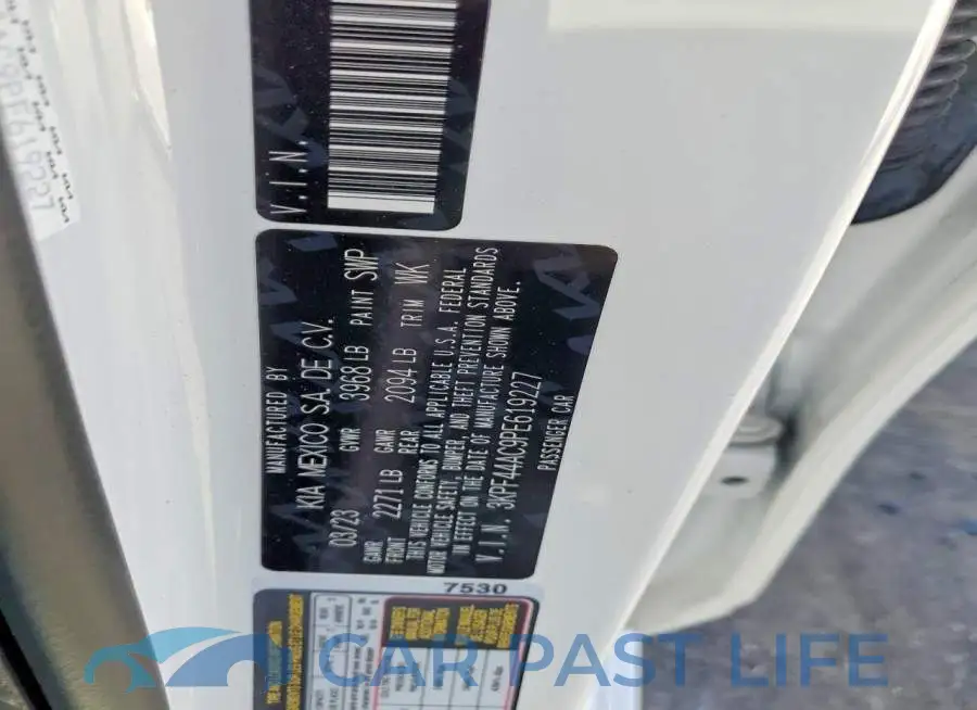 3KPF44AC9PE619227# 12