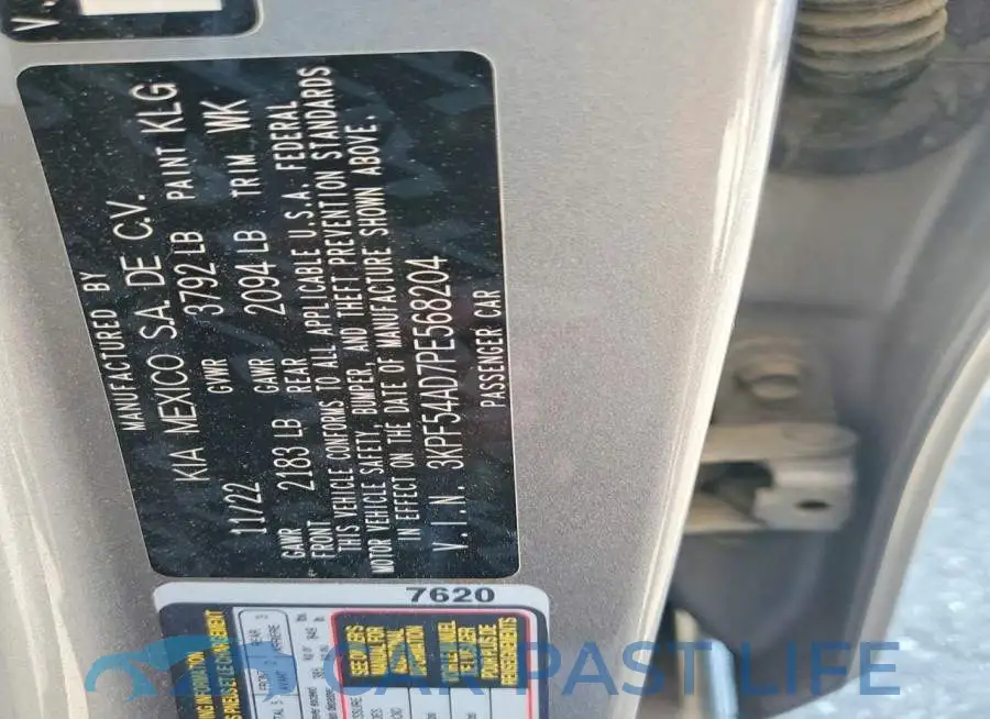 3KPF54AD7PE568204# 13