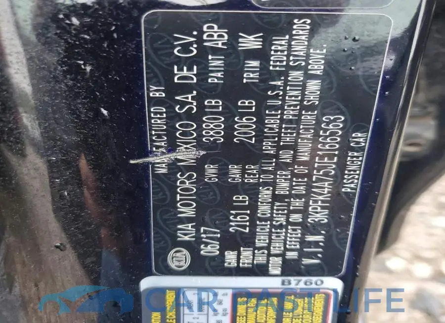 3KPFK4A75JE166563# 12