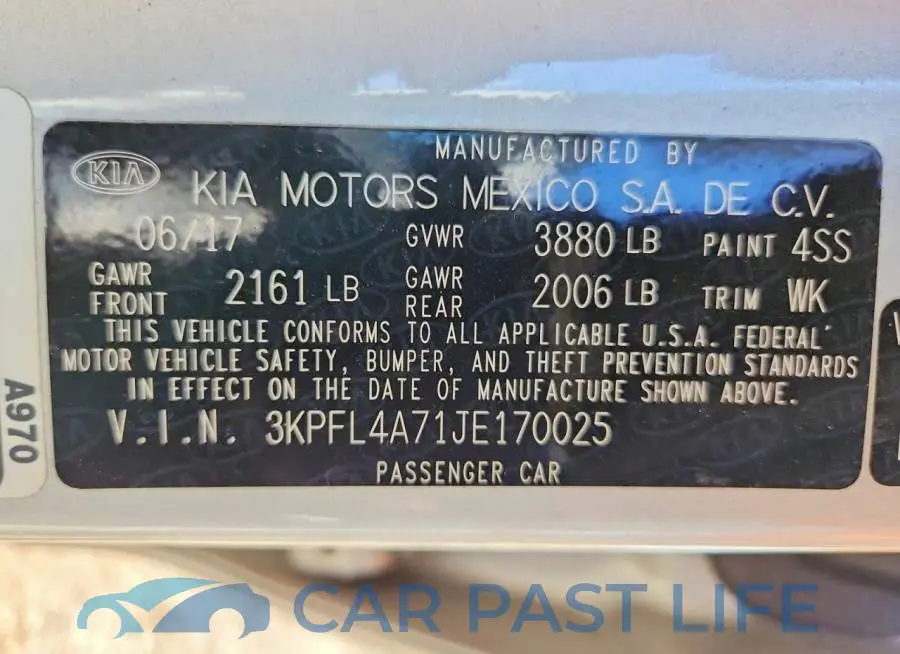 3KPFL4A71JE170025# 12