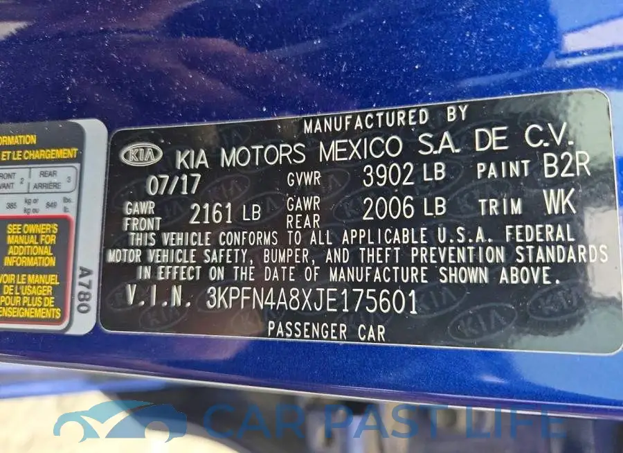 3KPFN4A8XJE175601# 12