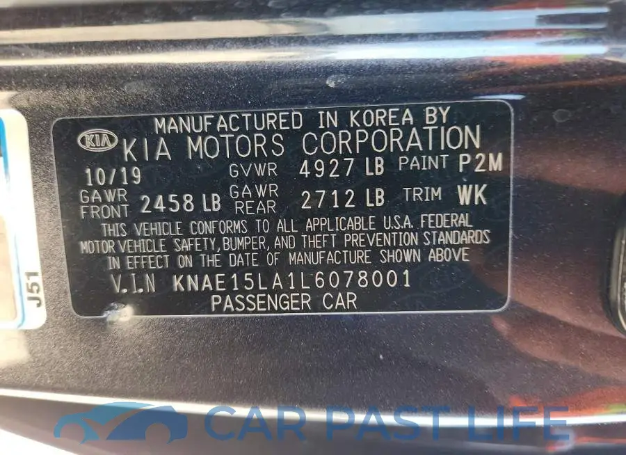 KNAE15LA1L6078001# 13