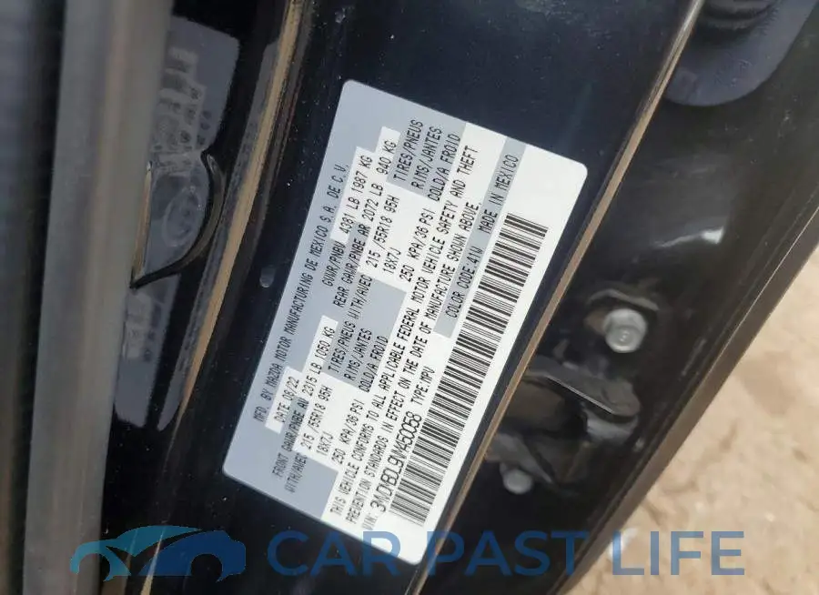 3MVDMBDL9NM450058# 13