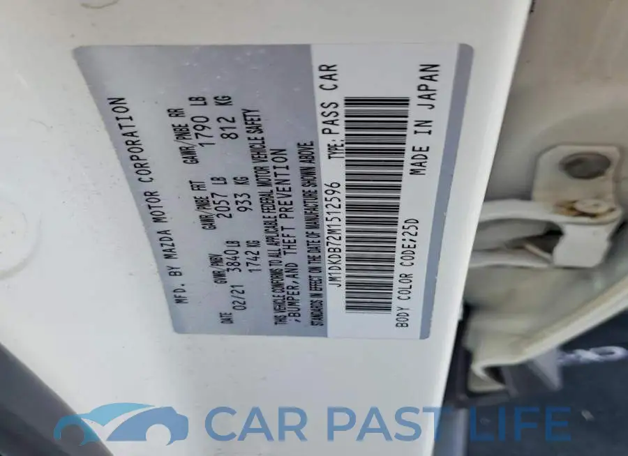 JM1DKDB72M1512596# 12