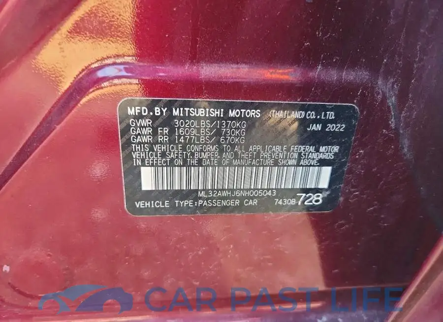 ML32AWHJ6NH005043# 12