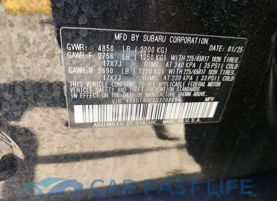 4S4BTADC2S3208694# 12