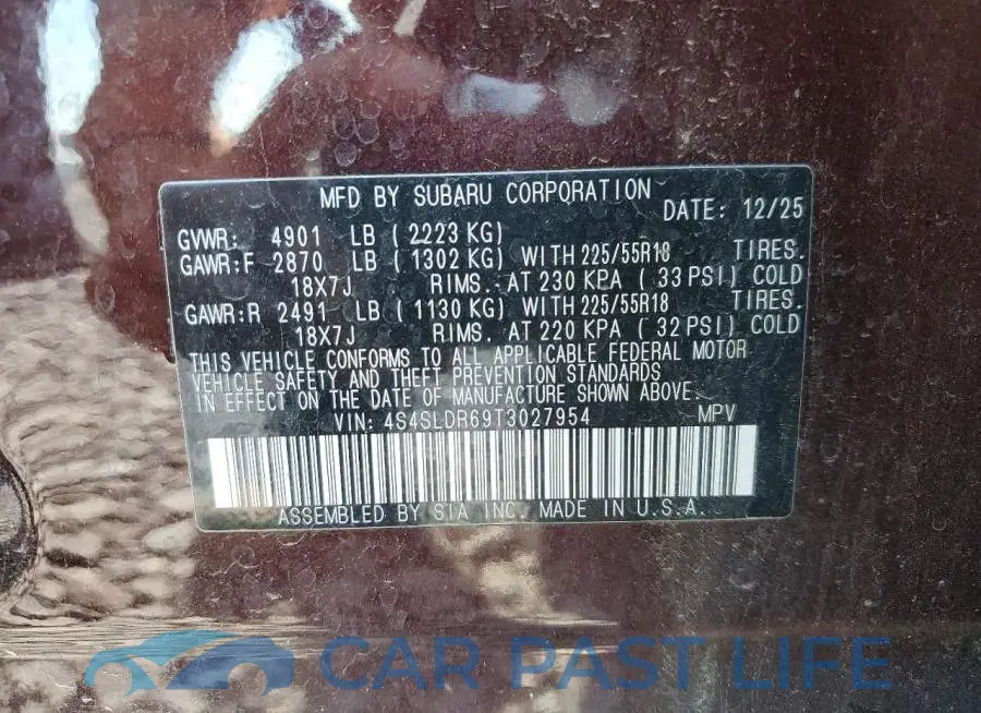 4S4SLDR69T3027954# 14